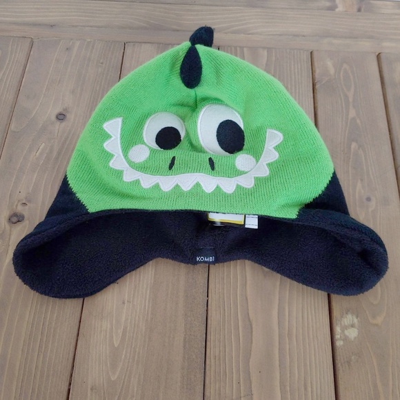 Kombi Imaginary Friends Green Dinosaur Knit Hat Toque - Picture 1 of 9
